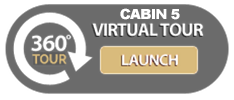 360 virtual tour of cabin 5, pine grove campground cabin rentals, wisconsin cabin rentals