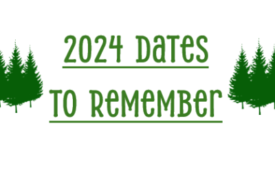 2024 Dates to Remember